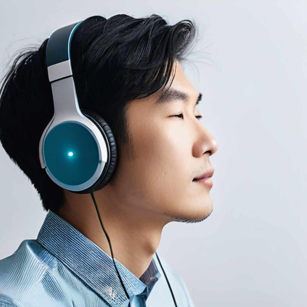 청음 훈련 가이드 - **Prompt Title:** Precision Auditory Filtering
    **Prompt:** A gender-neutral person in their late...