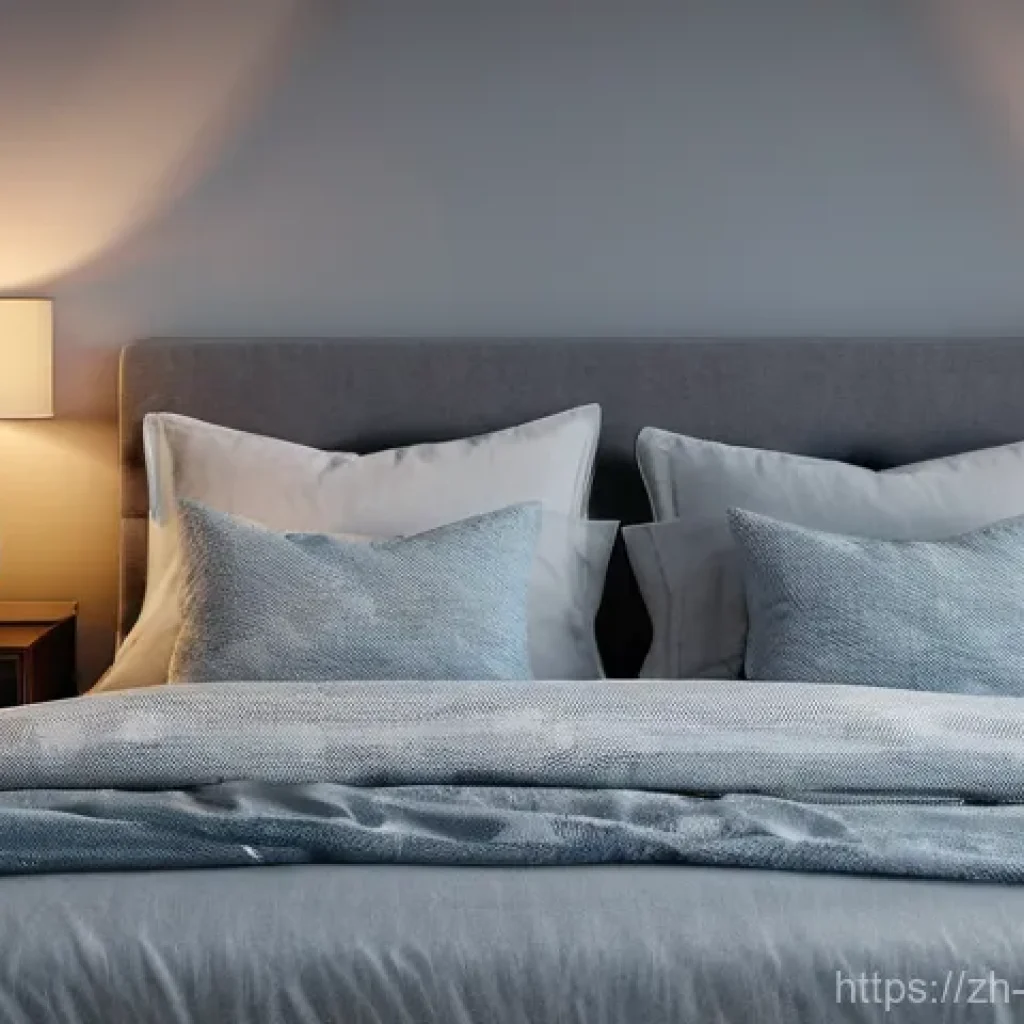 음악 치료 효과 - **Prompt for Relaxation and Sleep:**
    "A tranquil bedroom scene at dusk. A person, aged between 2...