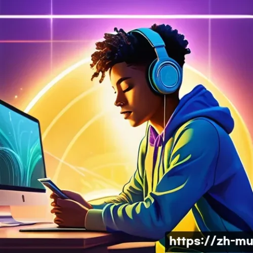 음악 감상의 과학 - **Prompt: The Brain's Symphony of Emotions**
    A vibrant, dynamic illustration depicting diverse i...