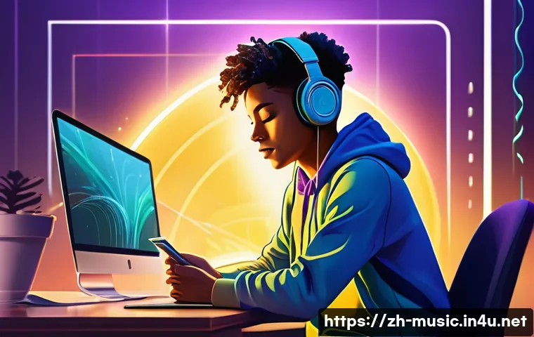 음악 감상의 과학 - **Prompt: The Brain's Symphony of Emotions**
    A vibrant, dynamic illustration depicting diverse i...