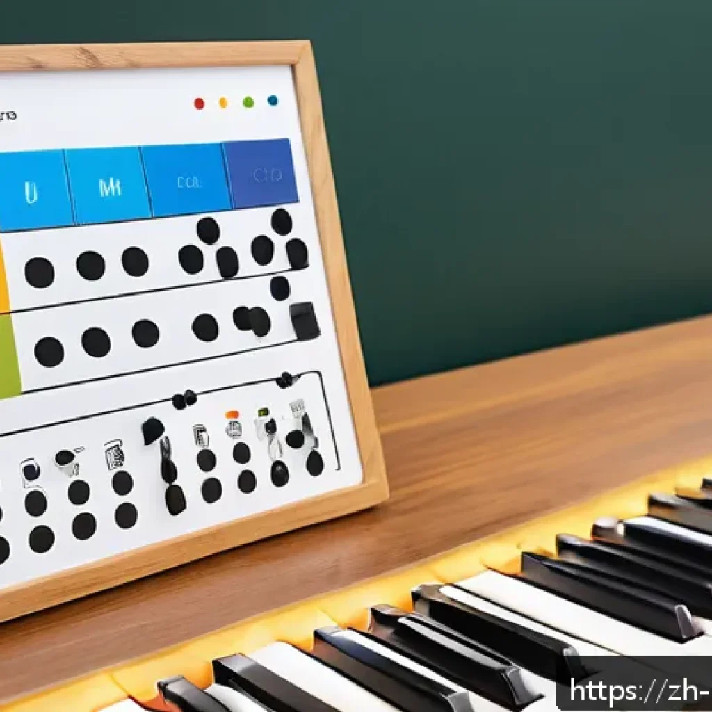 입시 대비 음악 이론 - A detailed educational illustration showcasing the relationship between musical note values and rhyt...