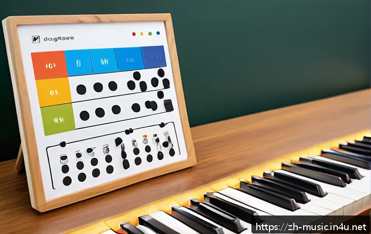 입시 대비 음악 이론 - A detailed educational illustration showcasing the relationship between musical note values and rhyt...